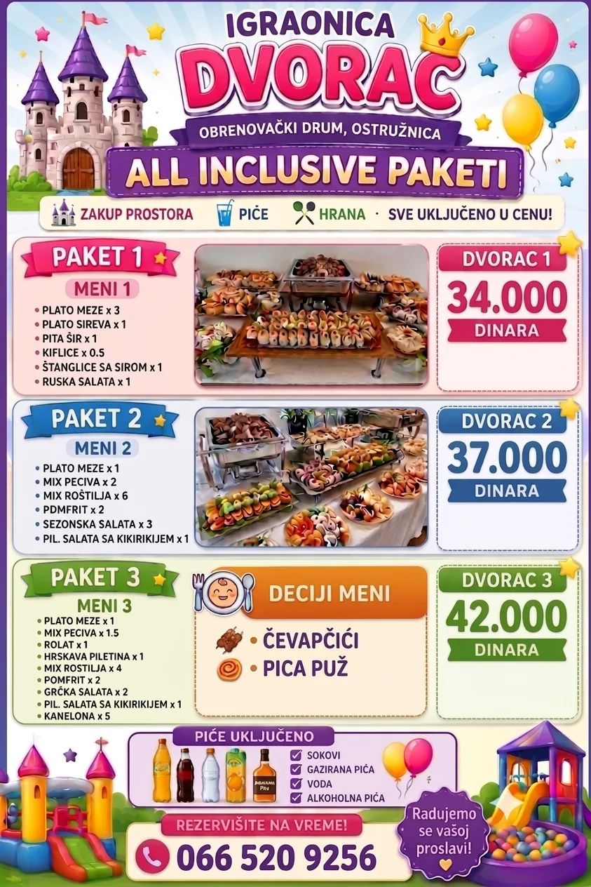 Paketi i cene proslava